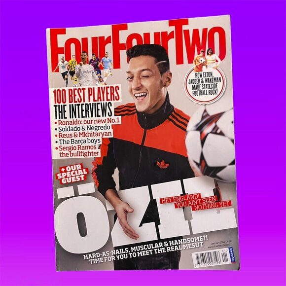 Four Four Two Magazine UK January 2014 Mesut Ozil Soccer Futbol - Picture 1 of 4